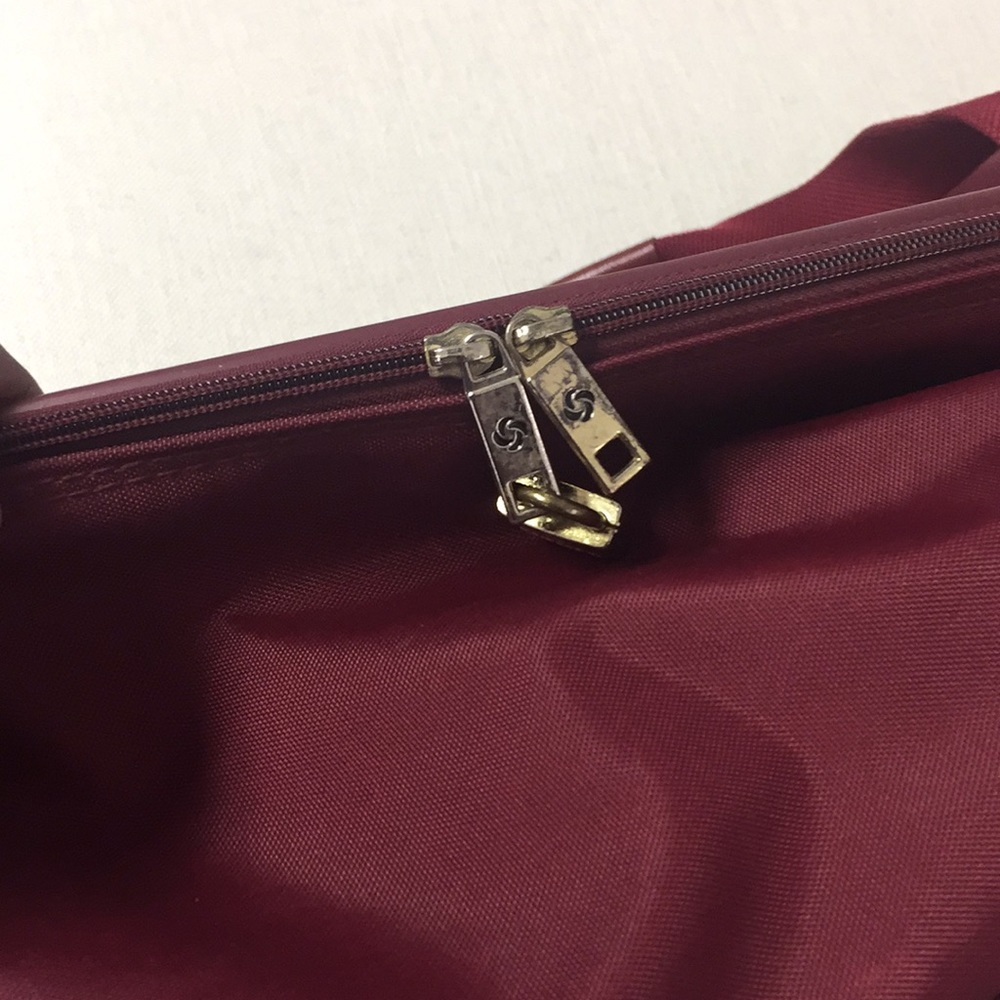 Vintage Samsonite "Port of Entry 1" 2 pc. Burgundy Luggage Set 1980's Ca… - Picture 14 of 16